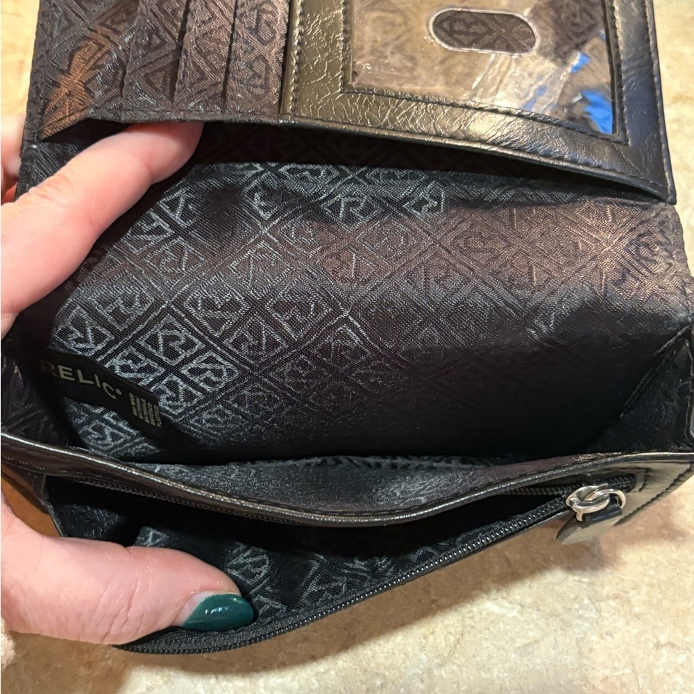 Relic Black Wristlet Wallet - Picture 7 of 10